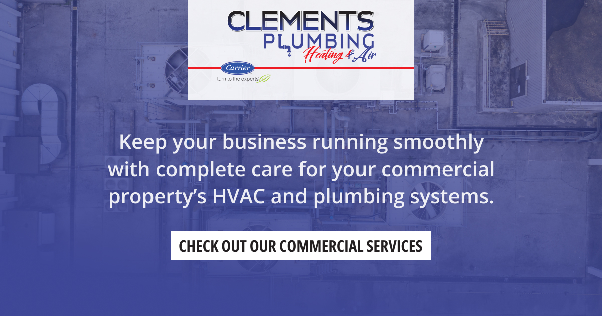 Commercial Services Clements Plumbing Heating and Air